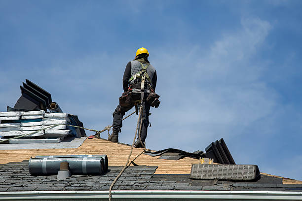 Professional Storm Damage Roof Repair technician working in Big Bend, CA